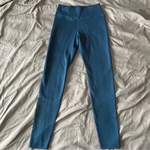 Nike Therma-fit One Leggings Women’s Size Small Cold Weather Teal Blue Green LN